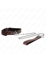 KINK COLLAR CON CORREA 65 CM DETALLES CORAZON 525 X 25 CM