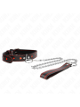 KINK COLLAR CON CORREA 65 CM DETALLES CORAZON 525 X 25 CM