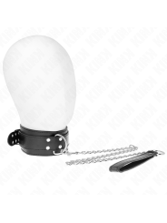 KINK COLLAR CON CORREA 65 CM HEBILLAS PLATEADAS AJUSTABLE 33 46 CM X 55 CM