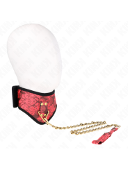 KINK COLLAR CON CORREA DE ENCAJE 75 CM MODELO SCANDAL 44 X 10 CM