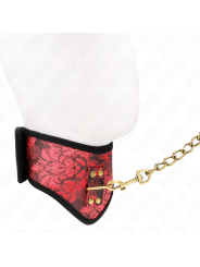 KINK COLLAR CON CORREA DE ENCAJE 75 CM MODELO SCANDAL 44 X 10 CM