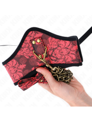 KINK COLLAR CON CORREA DE ENCAJE 75 CM MODELO SCANDAL 44 X 10 CM