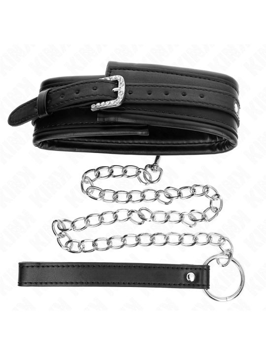 KINK COLLAR CON CORREA 65 CM HEBILLA BRILLANTE 485 CM X 53 CM