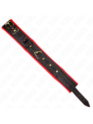 KINK COLLAR CON CORREA ESPONJA IMITACION CUERO MODELO 2 AJUSTABLE 37 54 CM X 3 CM