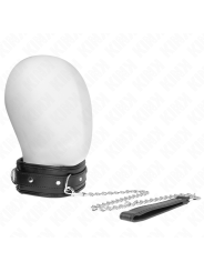 KINK COLLAR CON CORREA ESPONJA IMITACION CUERO MODELO 3 AJUSTABLE 37 54 CM X 3 CM