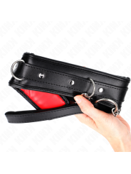 KINK COLLAR CON CORREA ESPONJA IMITACION CUERO MODELO 3 AJUSTABLE 37 54 CM X 3 CM