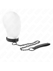 KINK COLLAR CON CORREA 65 CM OSCURO AJUSTABLE 37 54 CM X 3 CM