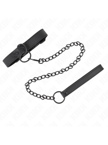 KINK COLLAR CON CORREA 65 CM OSCURO AJUSTABLE 37 54 CM X 3 CM