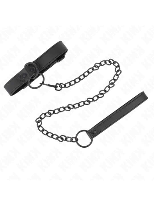 KINK COLLAR CON CORREA 65 CM OSCURO AJUSTABLE 37 54 CM X 3 CM