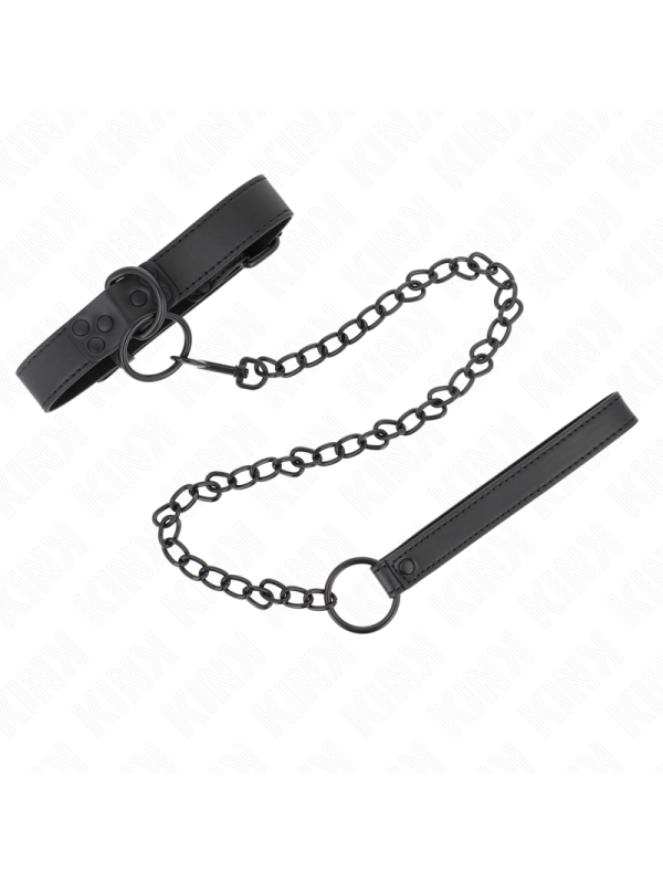 KINK COLLAR CON CORREA 65 CM OSCURO AJUSTABLE 37 54 CM X 3 CM