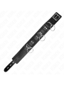 KINK COLLAR CON CORREA 80 CM ESCLAVITUD 3 ANILLOS 53 X 5 CM