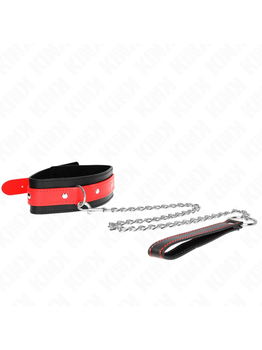 KINK COLLAR CON CORREA 65 CM ROJO AJUSTABLE 36 43 CM X 5 CM