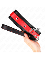 KINK COLLAR CON CORREA 65 CM ROJO AJUSTABLE 36 43 CM X 5 CM