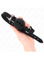 KINK MORDAZA 55 x 2 CM DE BOLA 45 CM DE SILICONA COMPLETA TALLA M NEGRO AJUSTABLE 35 51 CM