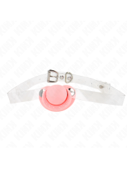 KINK MORDAZA FORMA CHUPETE 55 x 4 CM ROSA AJUSTABLE 43 60 CM