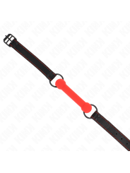KINK MORDAZA FORMA DE HUESO CON CORREA POLIPIEL ROJO AJUSTABLE 41 57 CM