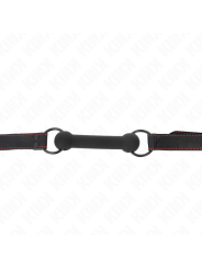 KINK MORDAZA FORMA DE HUESO CON CORREA POLIPIEL NEGRO AJUSTABLE 41 57 CM