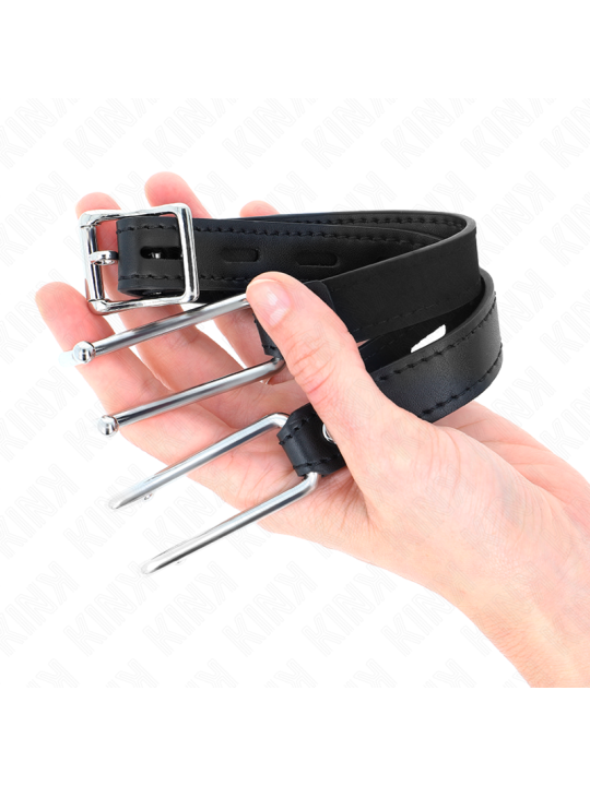 KINK MORDAZA GANCHO DE METAL 115 CM CON CORREA DE POLIPIEL AJUSTABLE 39 58 CM X 2 CM