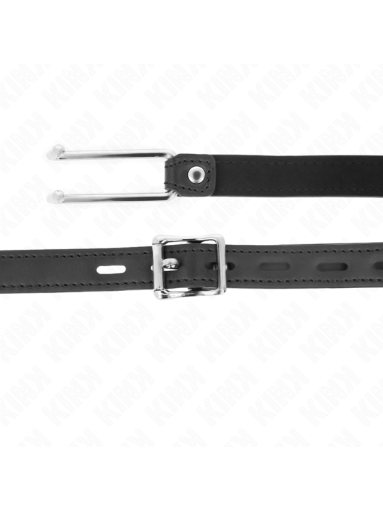 KINK MORDAZA GANCHO DE METAL 115 CM CON CORREA DE POLIPIEL AJUSTABLE 39 58 CM X 2 CM