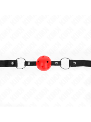 KINK MORDAZA DE BOLA 45 CM ROJA DURA HUECA MODELO 1 635 X 2 CM