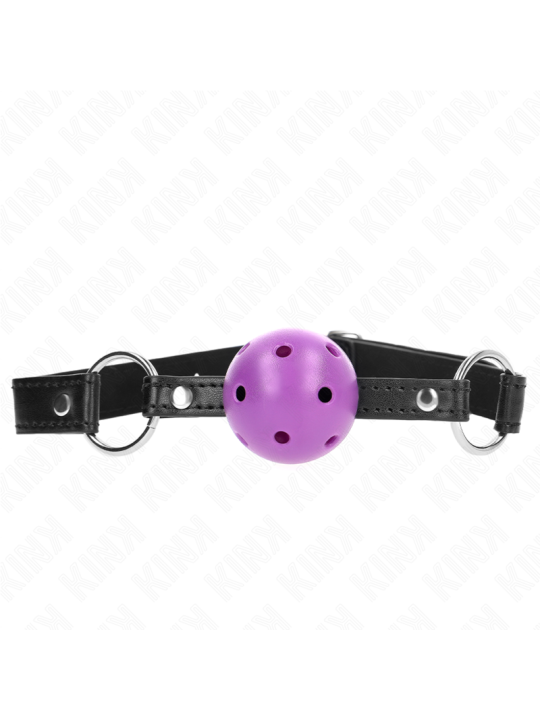 KINK MORDAZA DE BOLA 45 CM MORADO DURA HUECA 635 X 2 CM