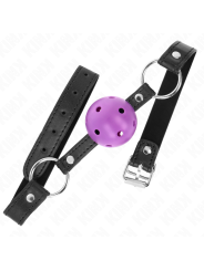 KINK MORDAZA DE BOLA 45 CM MORADO DURA HUECA 635 X 2 CM