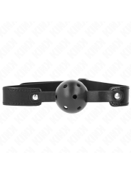 KINK MORDAZA DE BOLA 45 CM TRANSPIRABLE NEGRO 65 x 25 CM