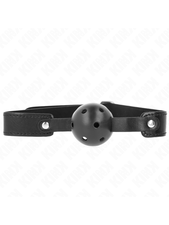 KINK MORDAZA DE BOLA 45 CM TRANSPIRABLE NEGRO 65 x 25 CM