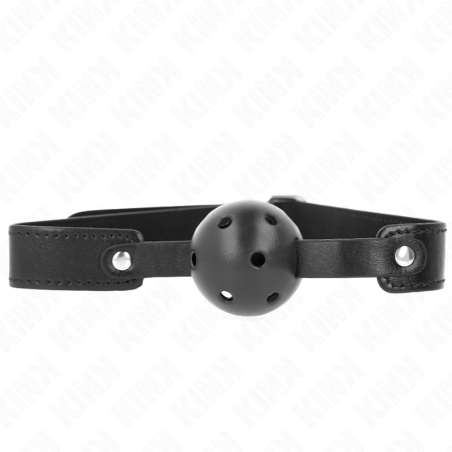 KINK MORDAZA DE BOLA 45 CM TRANSPIRABLE NEGRO 65 x 25 CM
