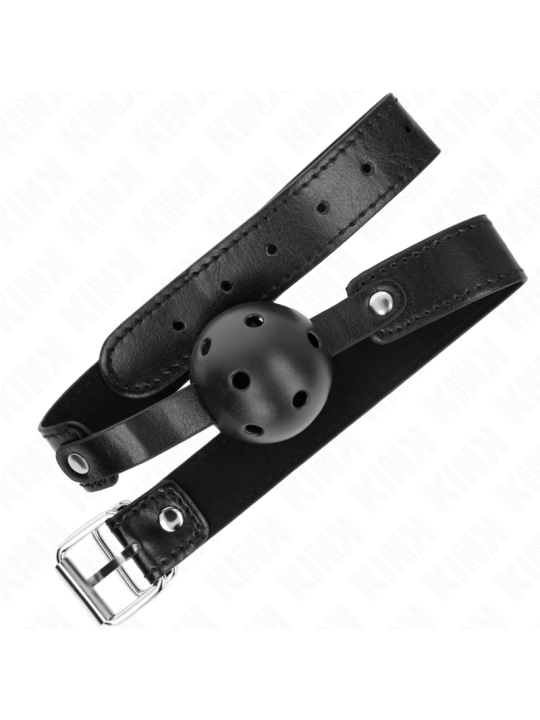 KINK MORDAZA DE BOLA 45 CM TRANSPIRABLE NEGRO 65 x 25 CM