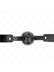 KINK MORDAZA DE BOLA 45 CM TRANSPIRABLE NEGRO 65 x 25 CM