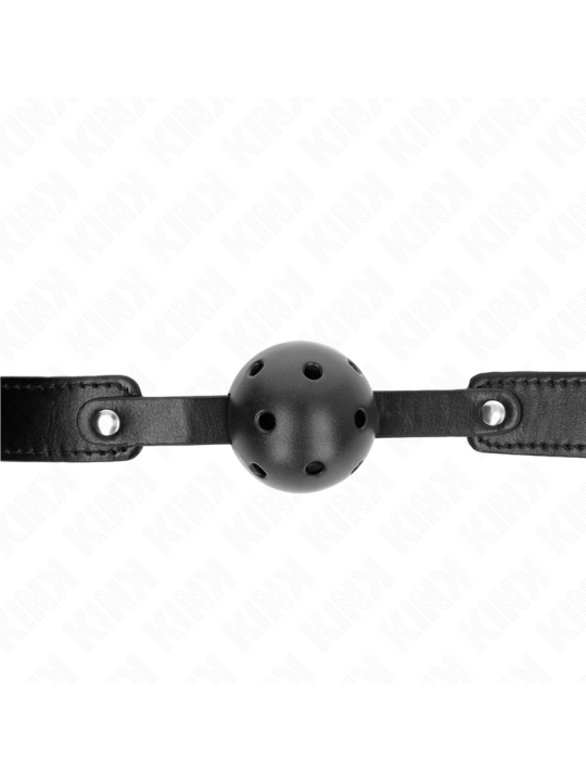 KINK MORDAZA DE BOLA 45 CM TRANSPIRABLE NEGRO 65 x 25 CM