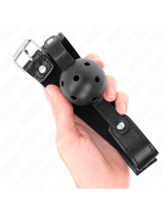 KINK MORDAZA DE BOLA 45 CM TRANSPIRABLE NEGRO 65 x 25 CM