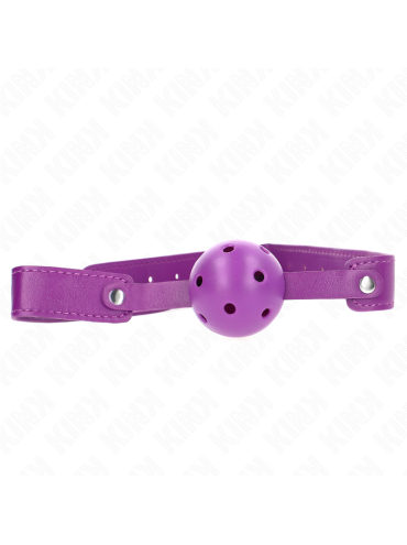 KINK MORDAZA DE BOLA 45 CM TRANSPIRABLE MORADO 65 x 25 CM
