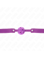 KINK MORDAZA DE BOLA 45 CM TRANSPIRABLE MORADO 65 x 25 CM