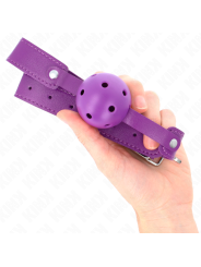 KINK MORDAZA DE BOLA 45 CM TRANSPIRABLE MORADO 65 x 25 CM
