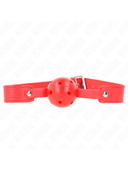KINK MORDAZA DE BOLA 45 CM TRANSPIRABLE ROJO 65 x 25 CM
