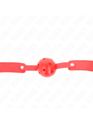 KINK MORDAZA DE BOLA 45 CM TRANSPIRABLE ROJO 65 x 25 CM