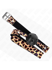 KINK MORDAZA DE BOLA 45 CM TRANSPIRABLE LEOPARDO 65 x 25 CM