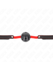 KINK MORDAZA DE BOLA 45 CM DURA HUECA CON CINTURON ELASTICO 56 x 15 CM