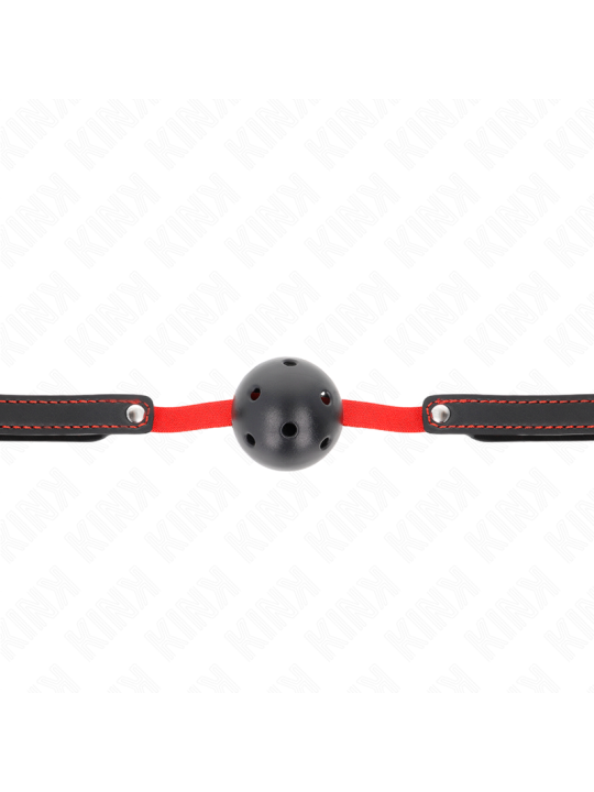 KINK MORDAZA DE BOLA 45 CM DURA HUECA CON CINTURON ELASTICO 56 x 15 CM