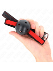 KINK MORDAZA DE BOLA 45 CM DURA HUECA CON CINTURON ELASTICO 56 x 15 CM