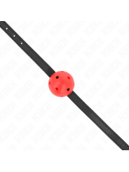 KINK MORDAZA DE BOLA 45 CM TRANSPIRABLE SIMPLICITY ROJO 62 x 15 CM