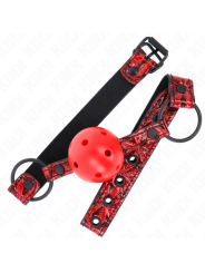 KINK MORDAZA DE BOLA 45 CM CON PATRON DE DIAMANTE MODELO 1 645 CM AJUSTABLE 42 60 CM