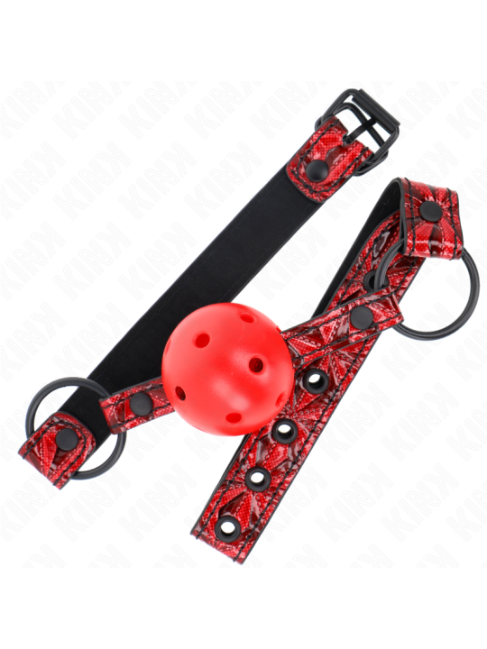 KINK MORDAZA DE BOLA 45 CM CON PATRON DE DIAMANTE MODELO 1 645 CM AJUSTABLE 42 60 CM