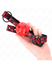 KINK MORDAZA DE BOLA 45 CM CON PATRON DE DIAMANTE MODELO 1 645 CM AJUSTABLE 42 60 CM