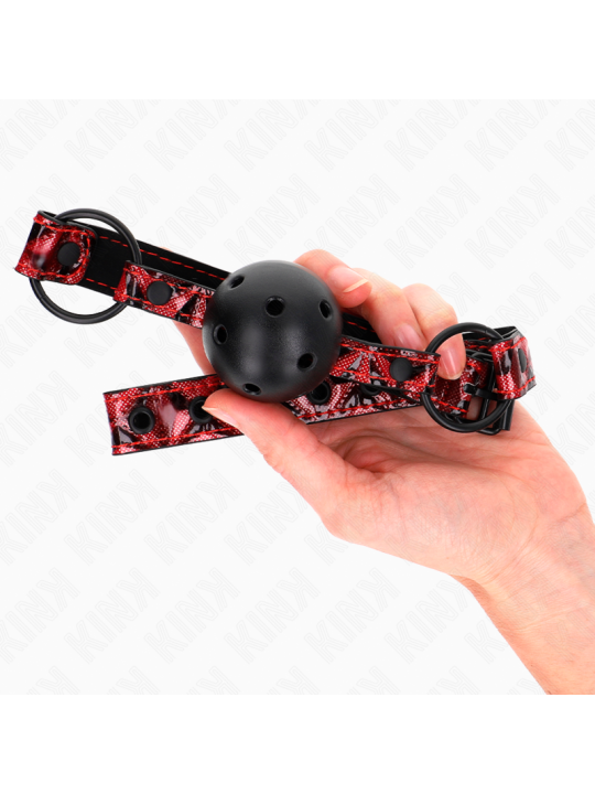 KINK MORDAZA DE BOLA 45 CM CON PATRON DE DIAMANTE MODELO 2 645 CM AJUSTABLE 42 60 CM