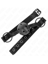 KINK MORDAZA DE BOLA 45 CM CON PATRON DE DIAMANTE MODELO 3 645 CM AJUSTABLE 42 60 CM