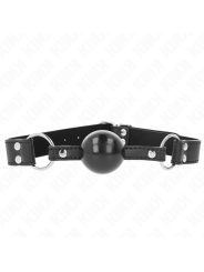 KINK MORDAZA DE BOLA 4 CM SUAVE Y SOLIDA CON CORREA DE POLIPIEL 62 x 25 CM AJUSTABLE 42 58 CM
