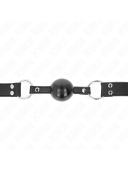 KINK MORDAZA DE BOLA 4 CM SUAVE Y SOLIDA CON CORREA DE POLIPIEL 62 x 25 CM AJUSTABLE 42 58 CM